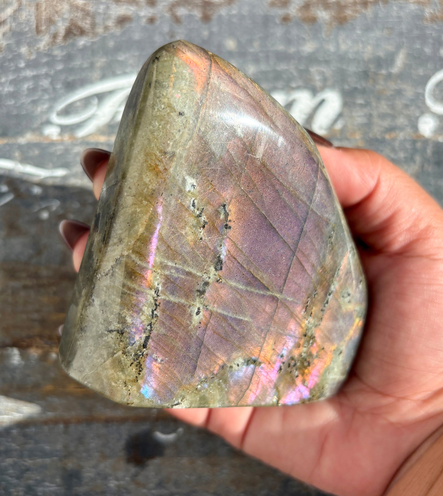 Gorgeous Flashy Labradorite Free Form from Madagascar | Opt E