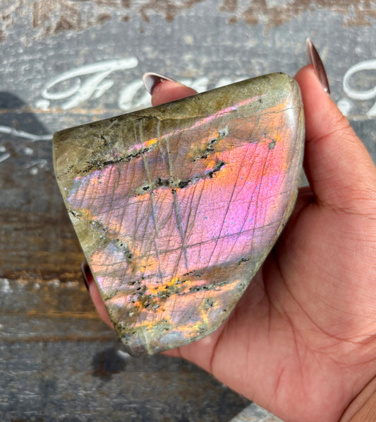 Gorgeous Flashy Labradorite Free Form from Madagascar | Opt E