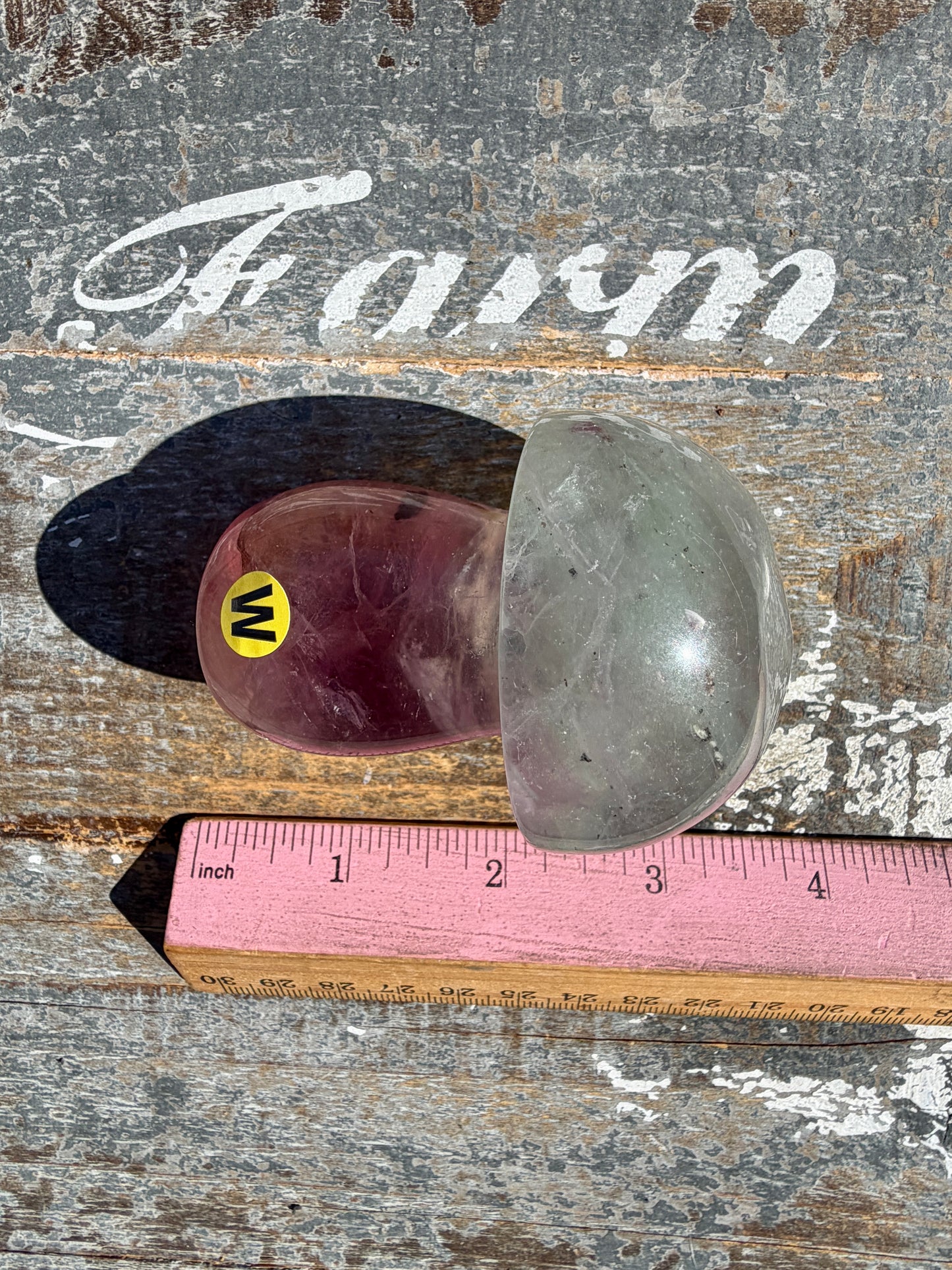 Gorgeous Rainbow Fluorite Mushroom | Opt W