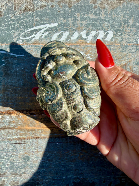 Money Manifestation Pyrite Money Toad | Opt 29