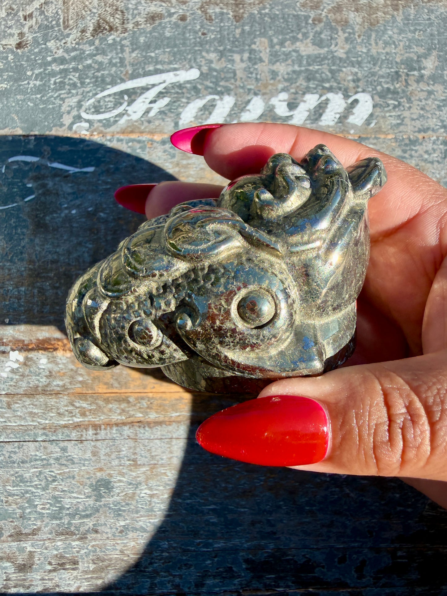Money Manifestation Pyrite Money Toad | Opt 27