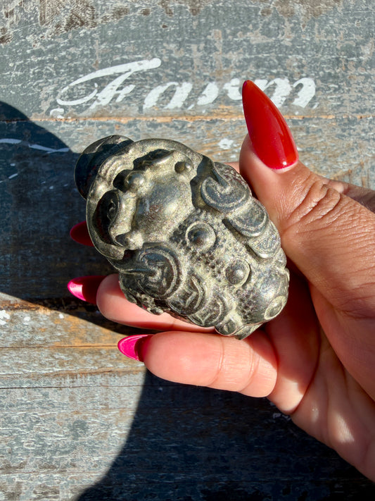 Money Manifestation Pyrite Money Toad | Opt 26