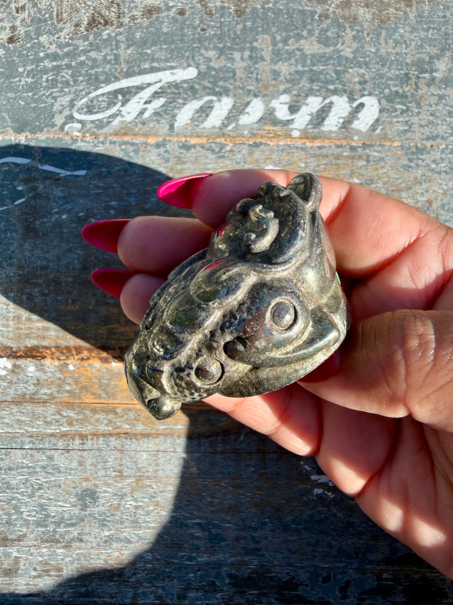 Money Manifestation Pyrite Money Toad | Opt 49
