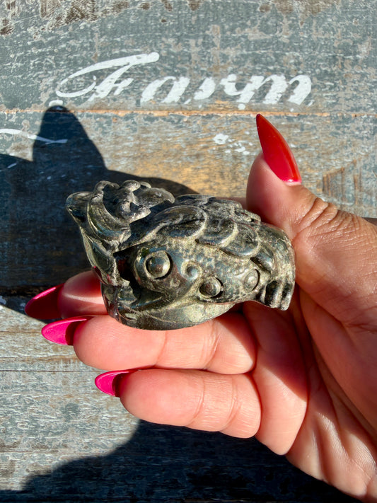 Money Manifestation Pyrite Money Toad | Opt 49