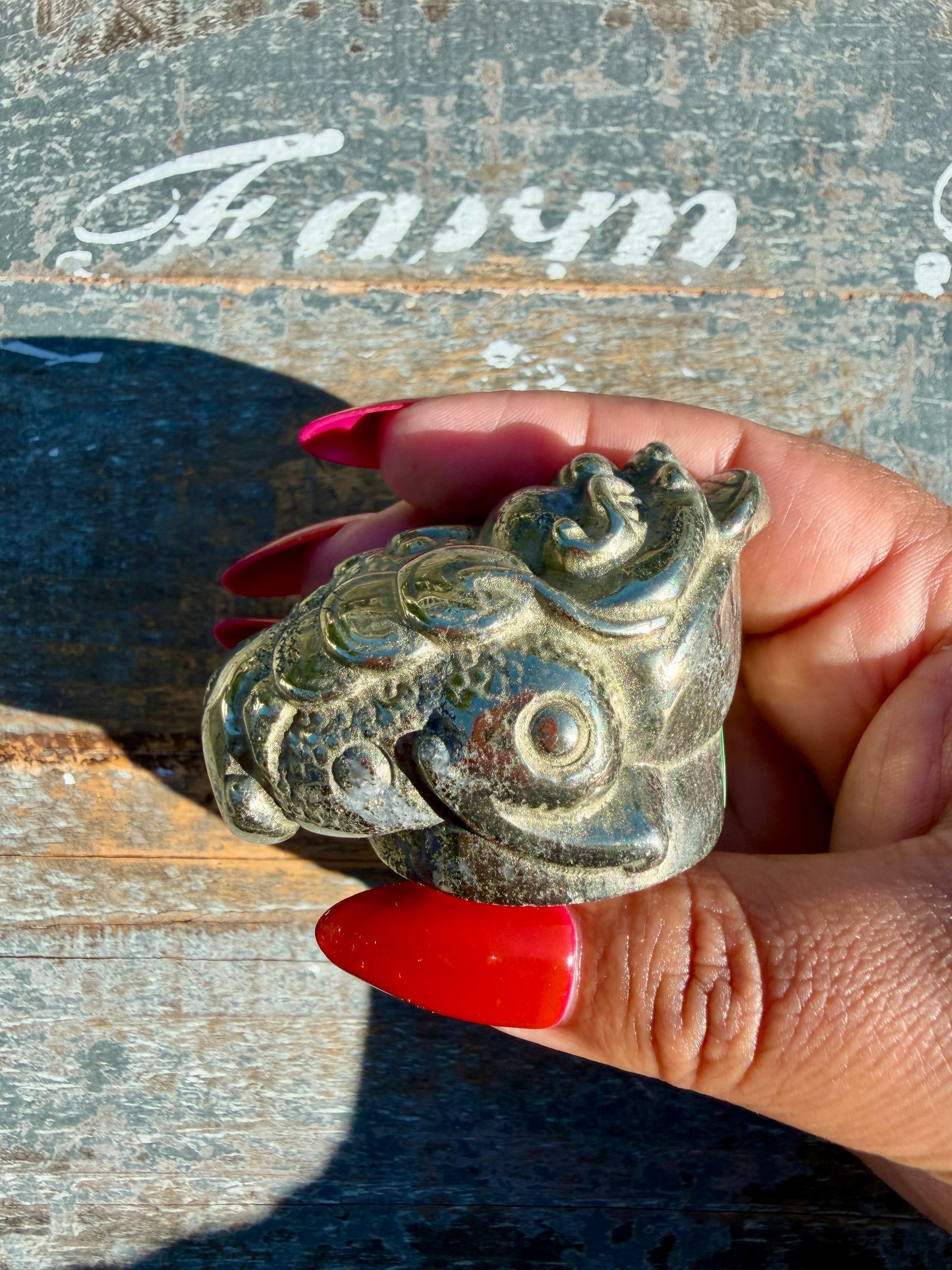 Money Manifestation Pyrite Money Toad | Opt 50