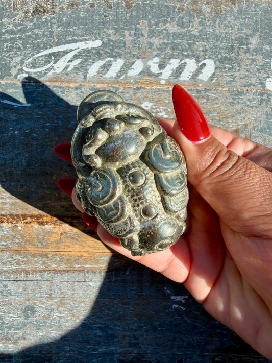 Money Manifestation Pyrite Money Toad | Opt 50