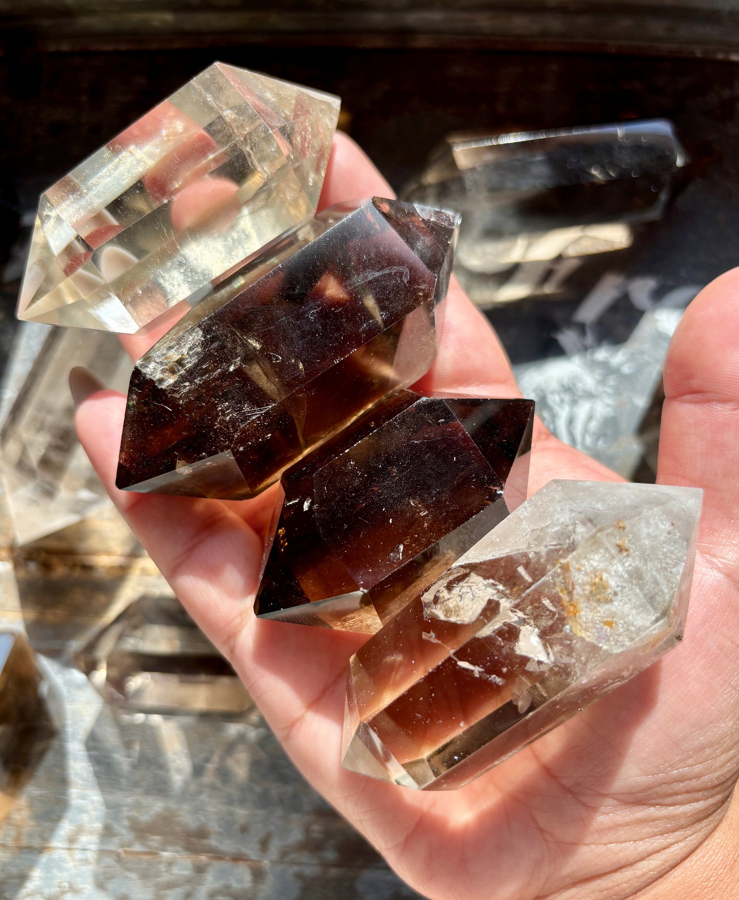 One (1) Gorgeous Smokey Quartz Chunky Wand | Intuitively Chosen