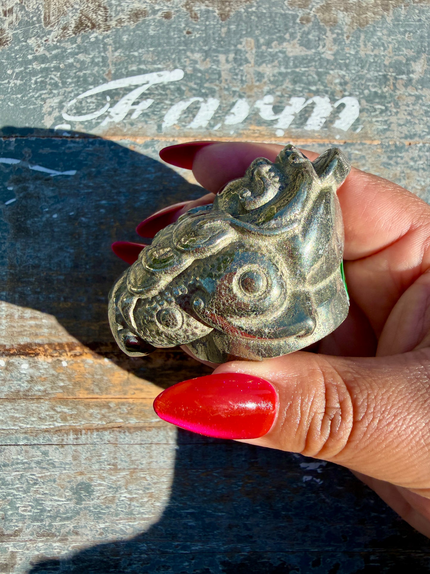 Money Manifestation Pyrite Money Toad | Opt 53