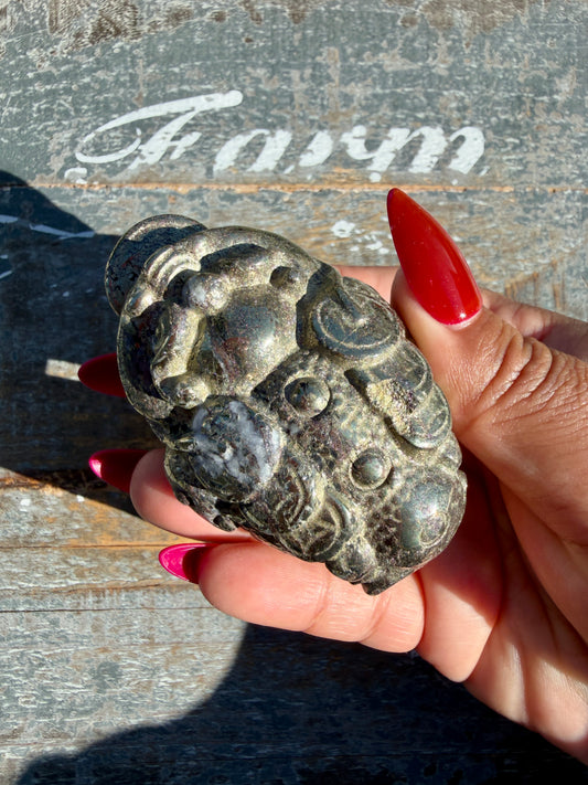 Money Manifestation Pyrite Money Toad | Opt 53