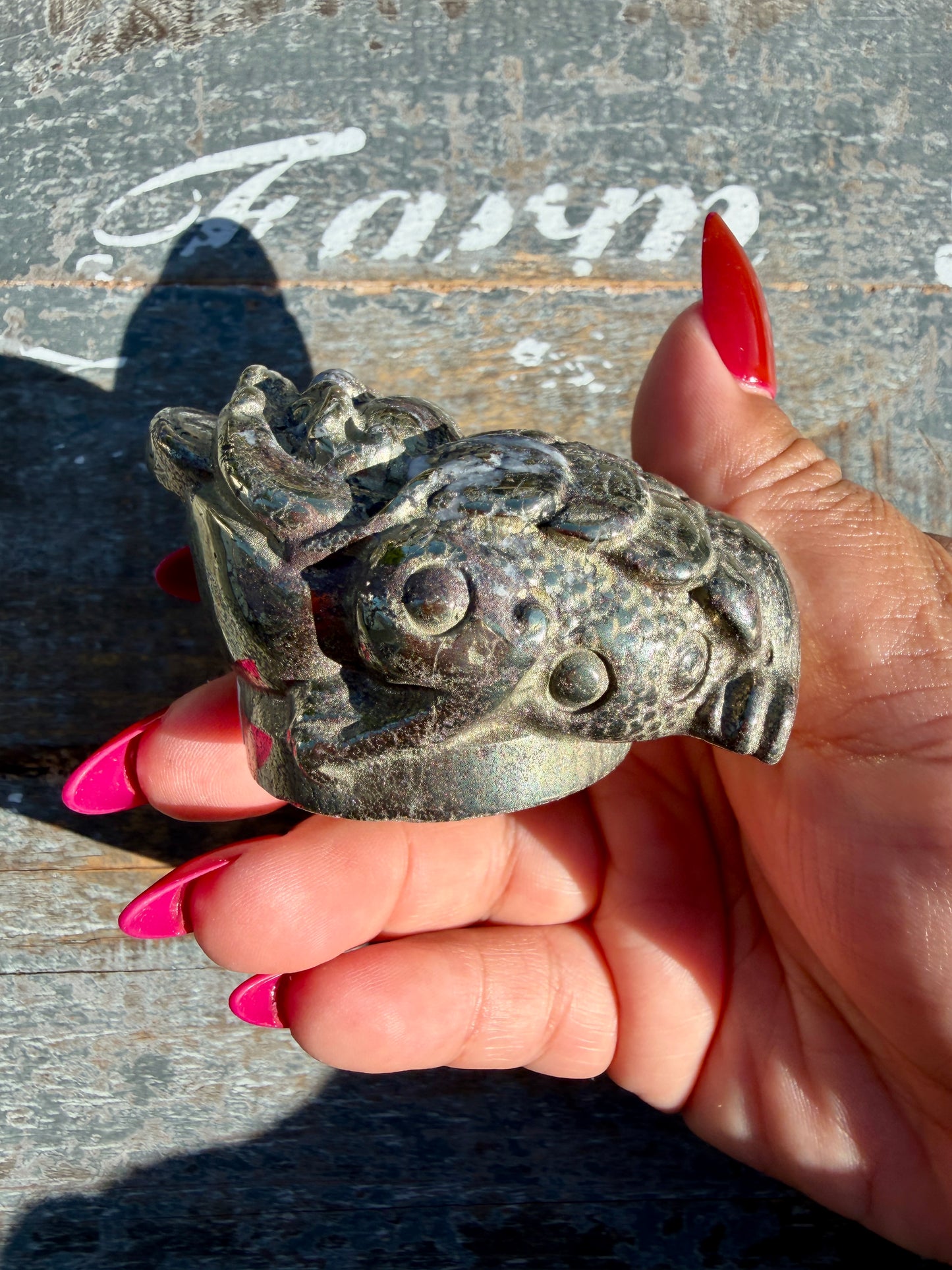 Money Manifestation Pyrite Money Toad | Opt 53