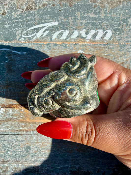 Money Manifestation Pyrite Money Toad | Opt 52