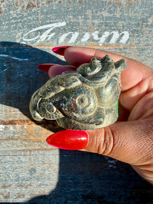 Money Manifestation Pyrite Money Toad | Opt 46