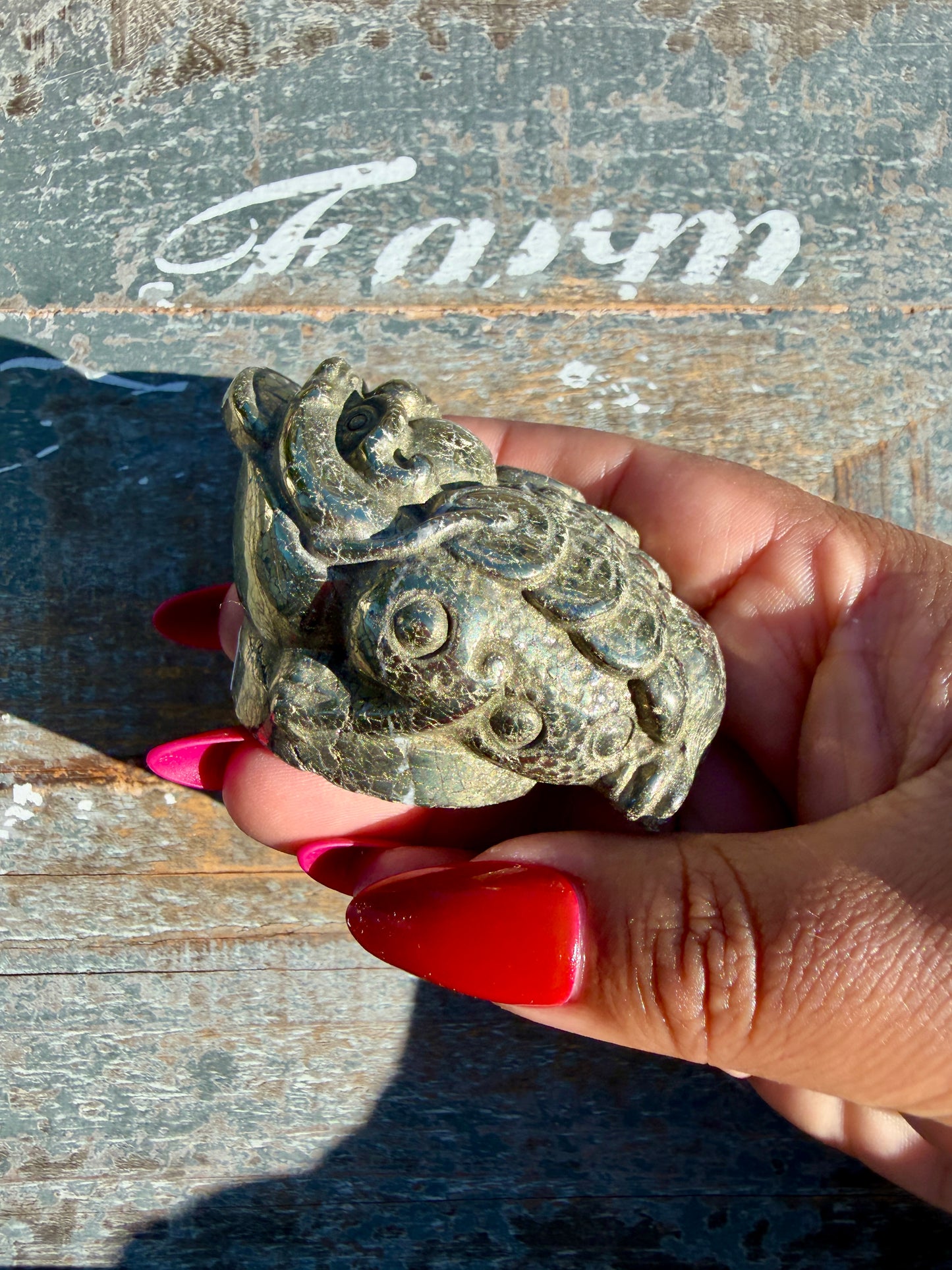 Money Manifestation Pyrite Money Toad | Opt 46