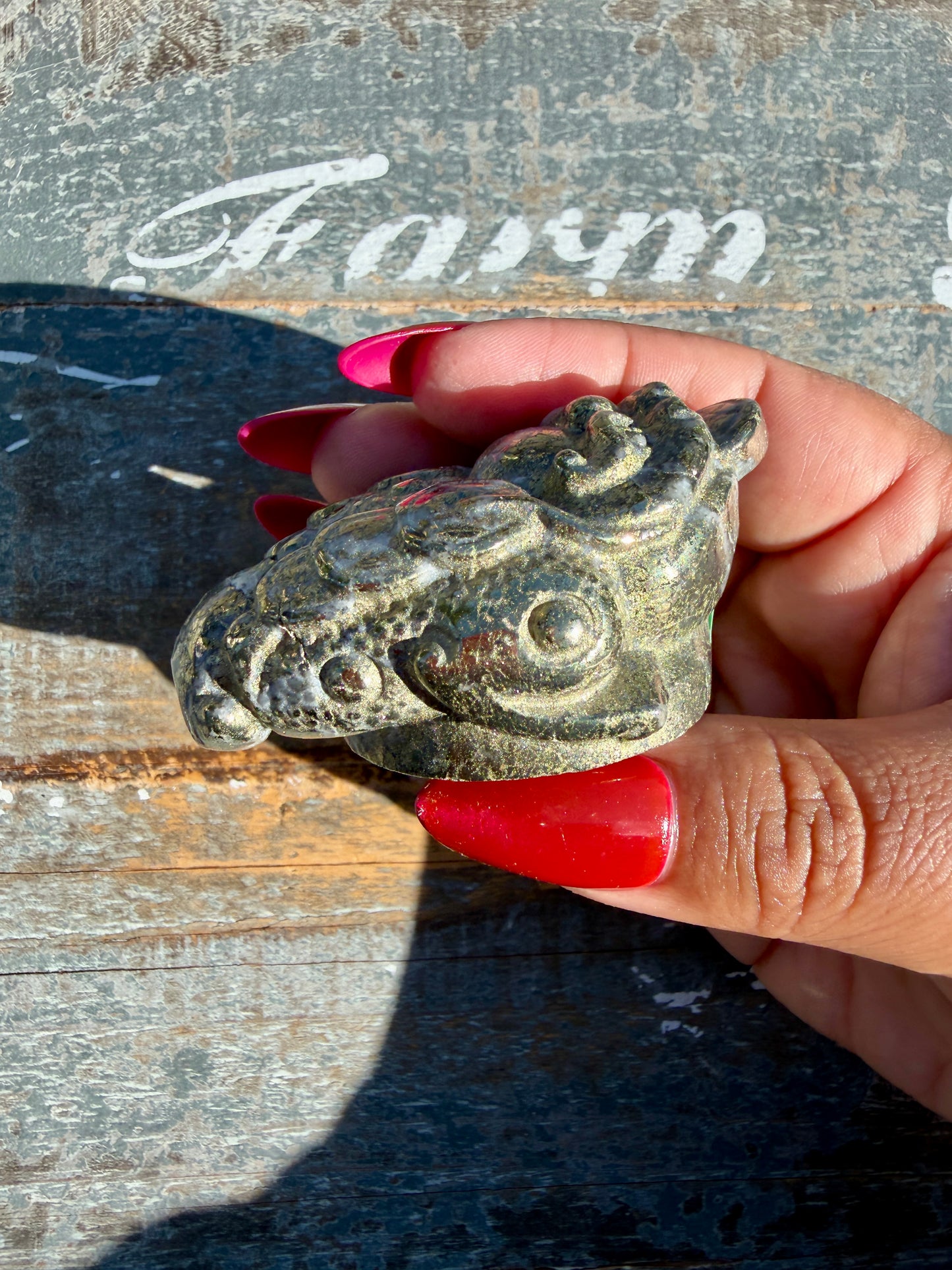 Money Manifestation Pyrite Money Toad | Opt 51