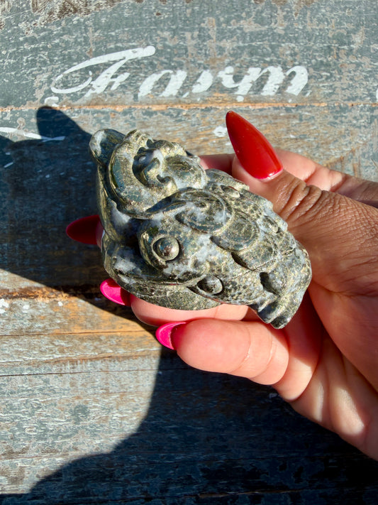 Money Manifestation Pyrite Money Toad | Opt 51
