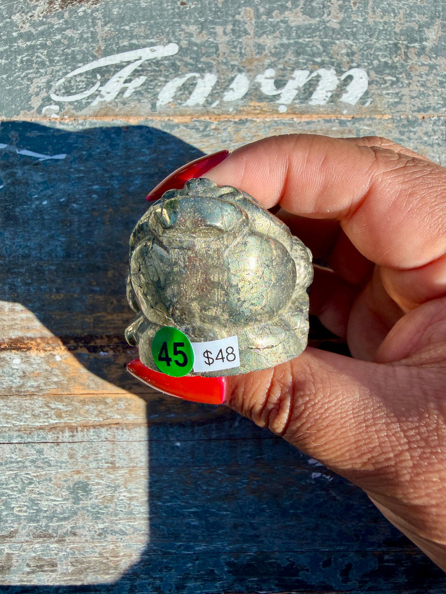 Money Manifestation Pyrite Money Toad | Opt 45