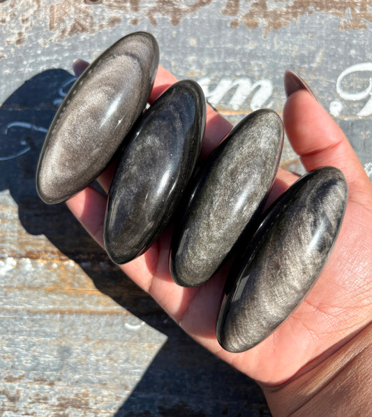 One (1) Silver Sheen Lingam | Intuitively Chosen