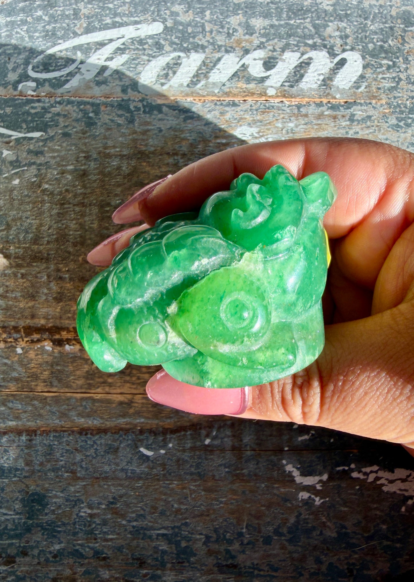 Green Aventurine Money Toad | Opt D