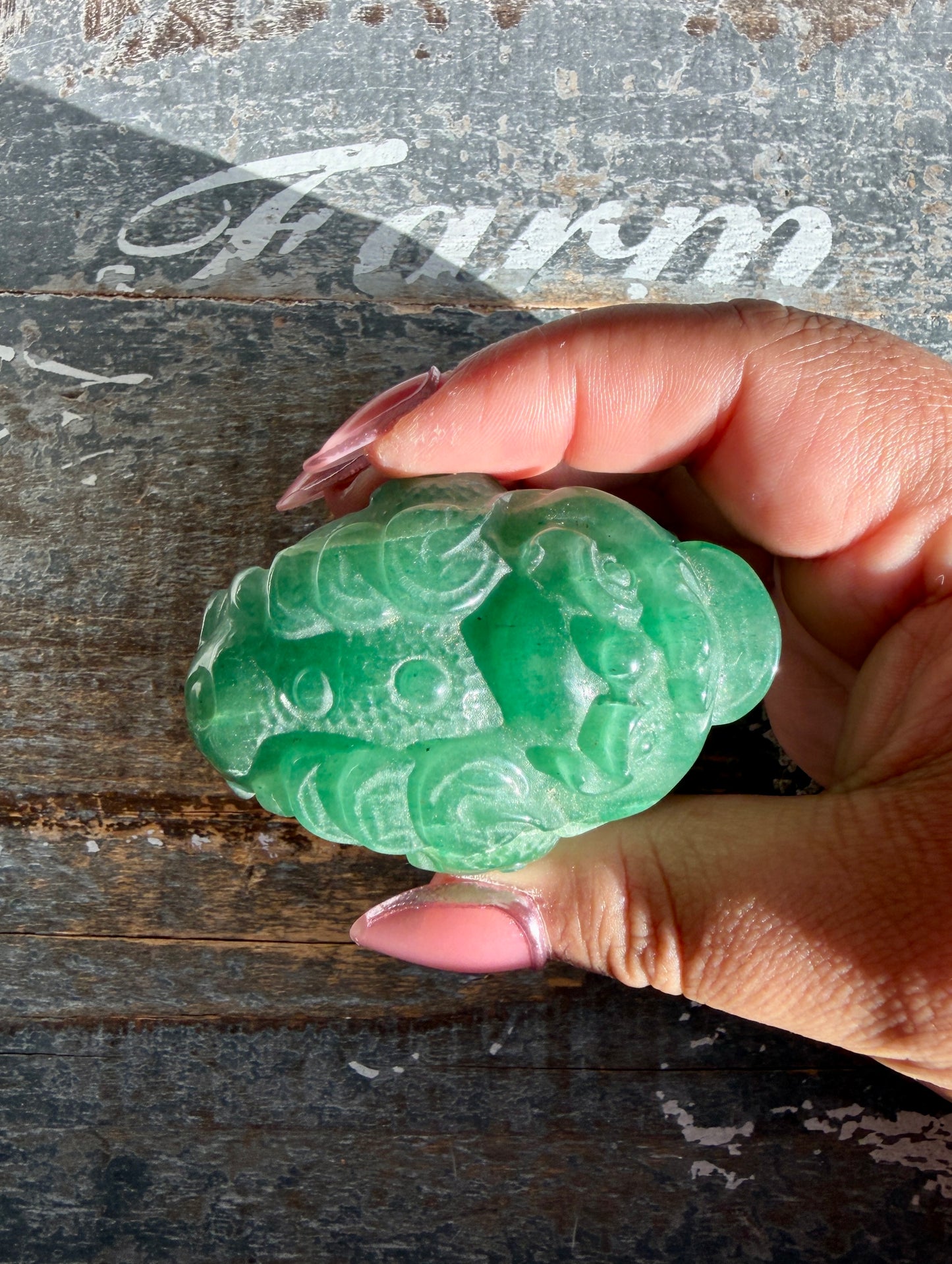 Green Aventurine Money Toad | Opt D