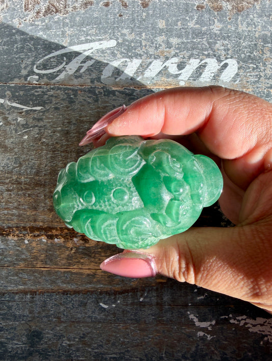Green Aventurine Money Toad | Opt D