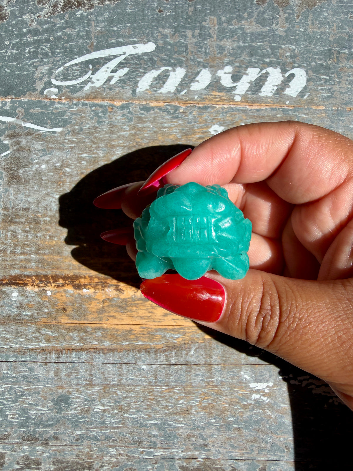 Amazonite Dragon Turtle | Opt V