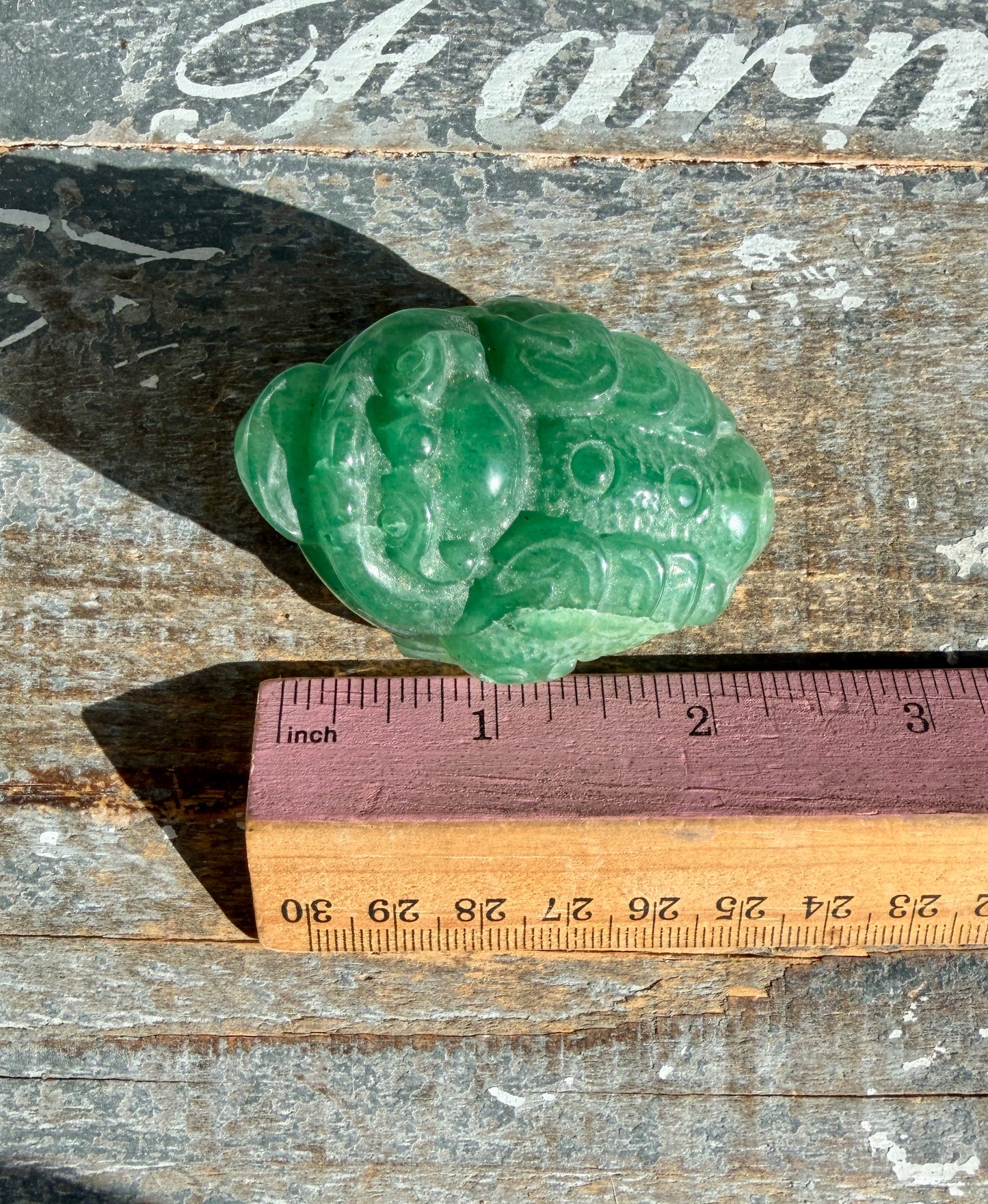 Green Aventurine Money Toad | Opt D