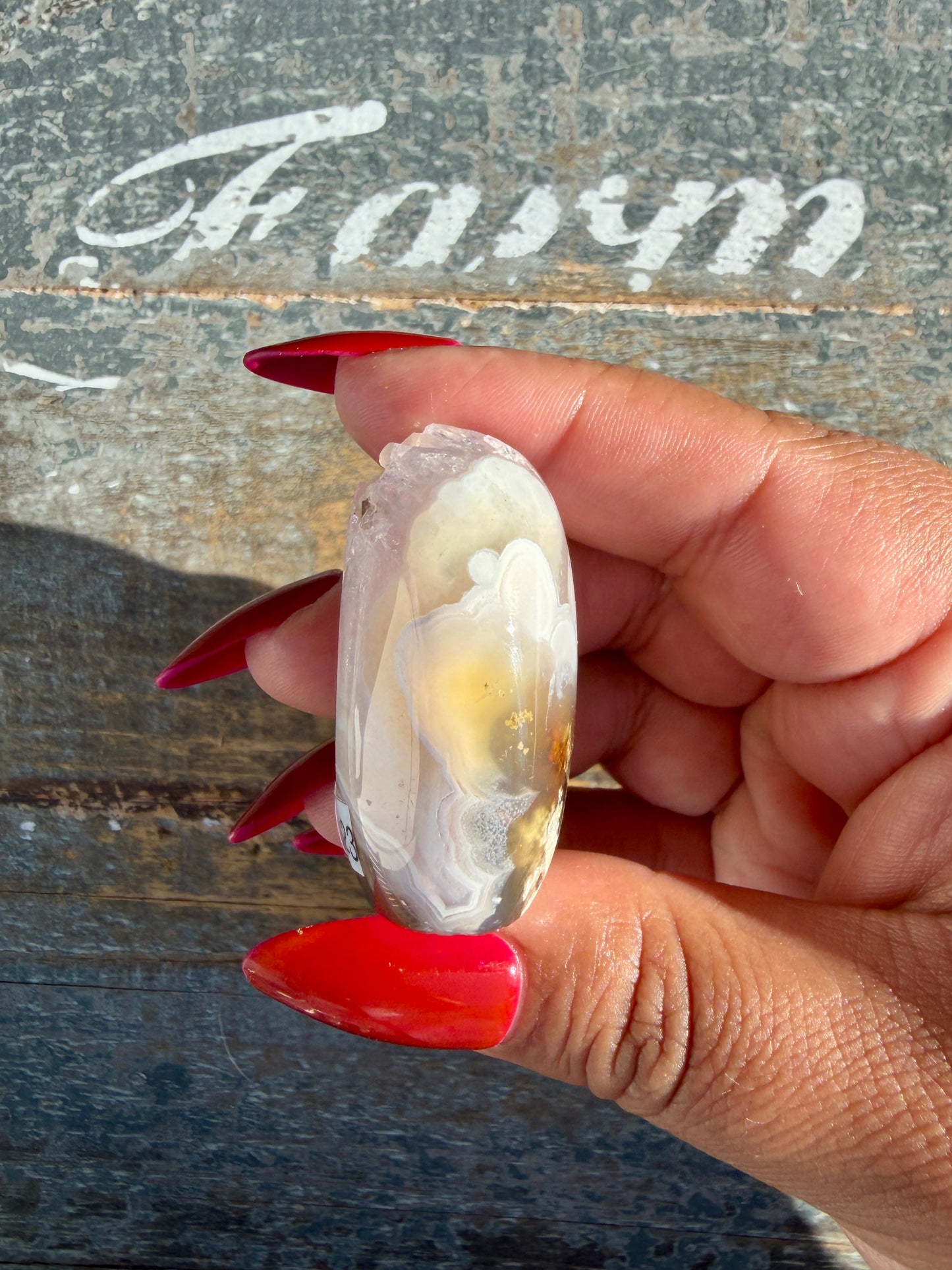 Gorgeous Indonesian Scenic Moss Agate Freeform | Opt 42
