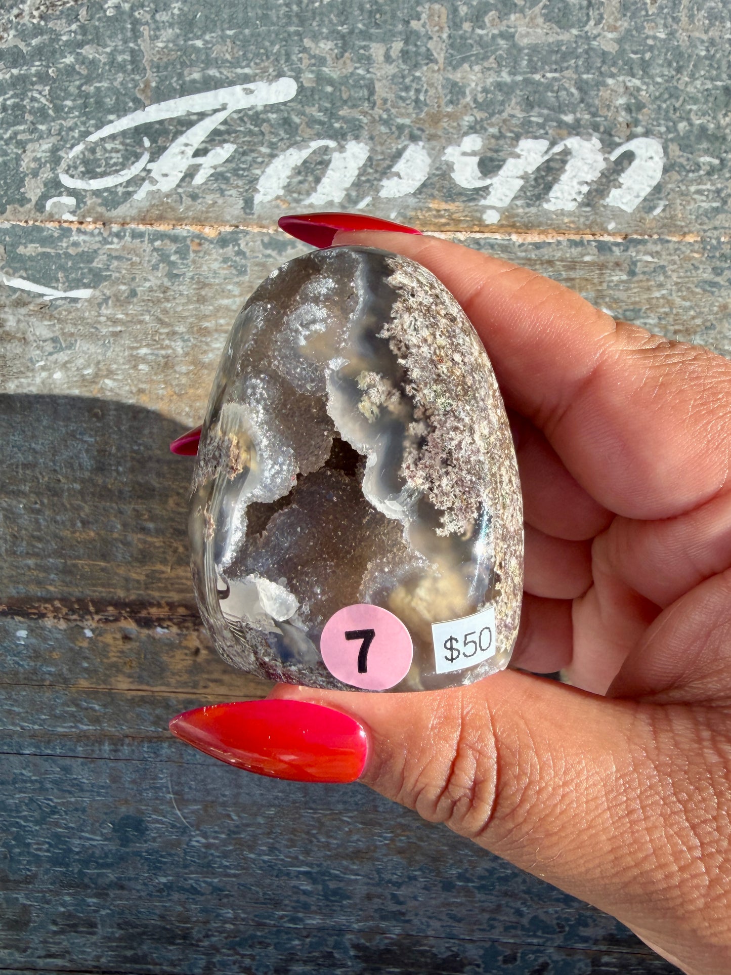 Gorgeous Indonesian Scenic Moss Agate Freeform | Opt 7