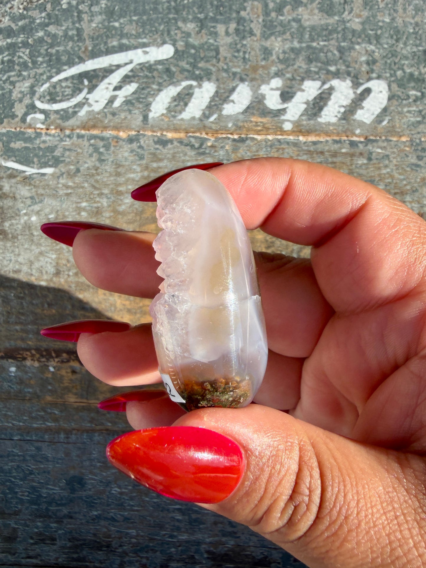 Gorgeous Indonesian Scenic Moss Agate Freeform | Opt 25
