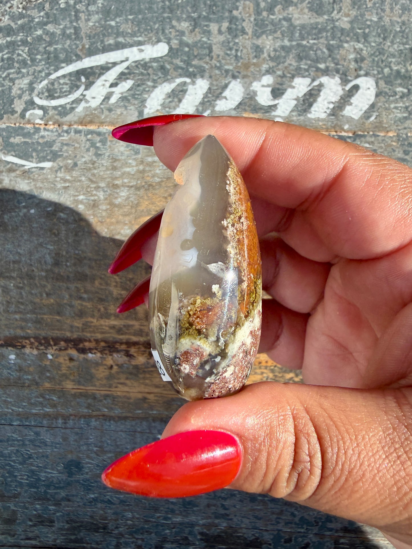 Gorgeous Indonesian Scenic Moss Agate Freeform | Opt 27