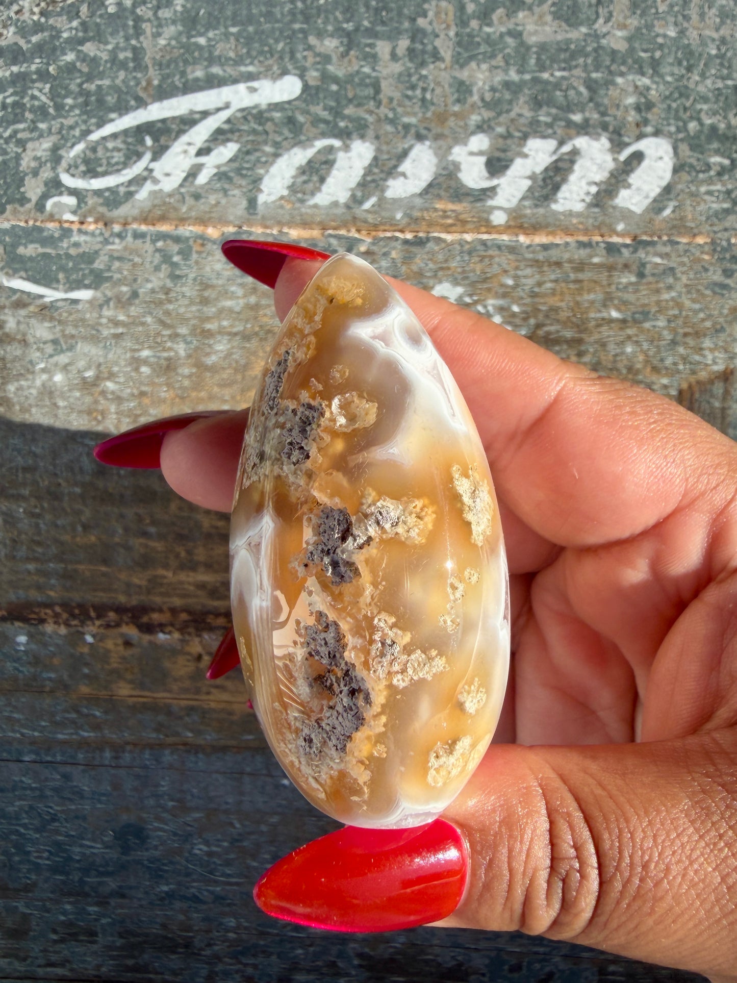 Gorgeous Indonesian Scenic Moss Agate Freeform | Opt 13