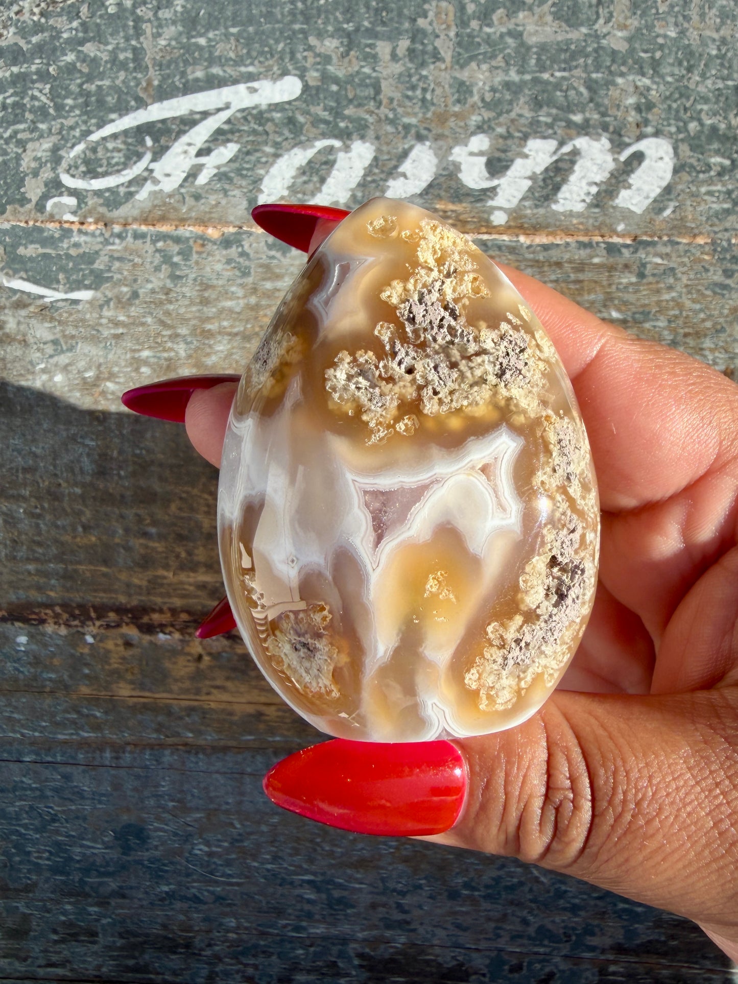 Gorgeous Indonesian Scenic Moss Agate Freeform | Opt 13