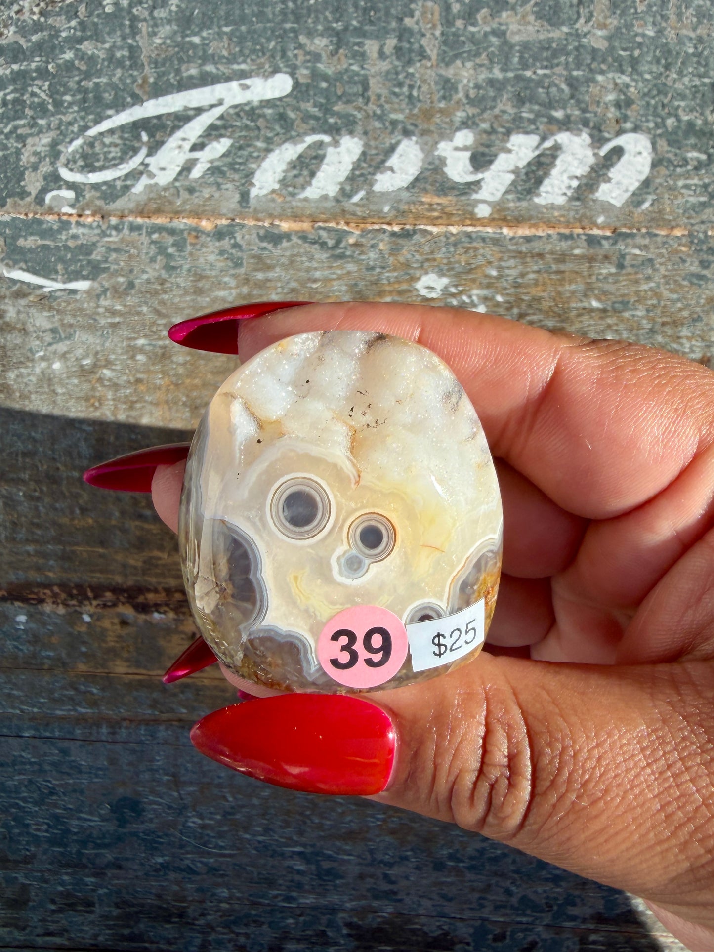 Gorgeous Indonesian Scenic Moss Agate Freeform | Opt 39