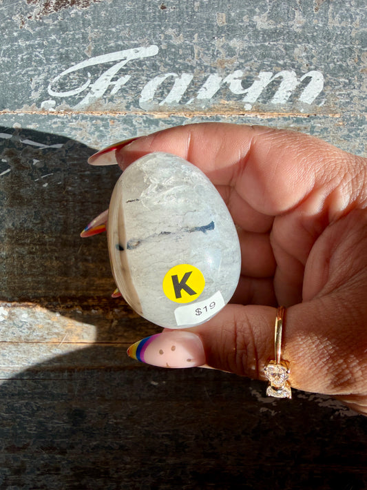 Black Sardonyx Egg | Opt K