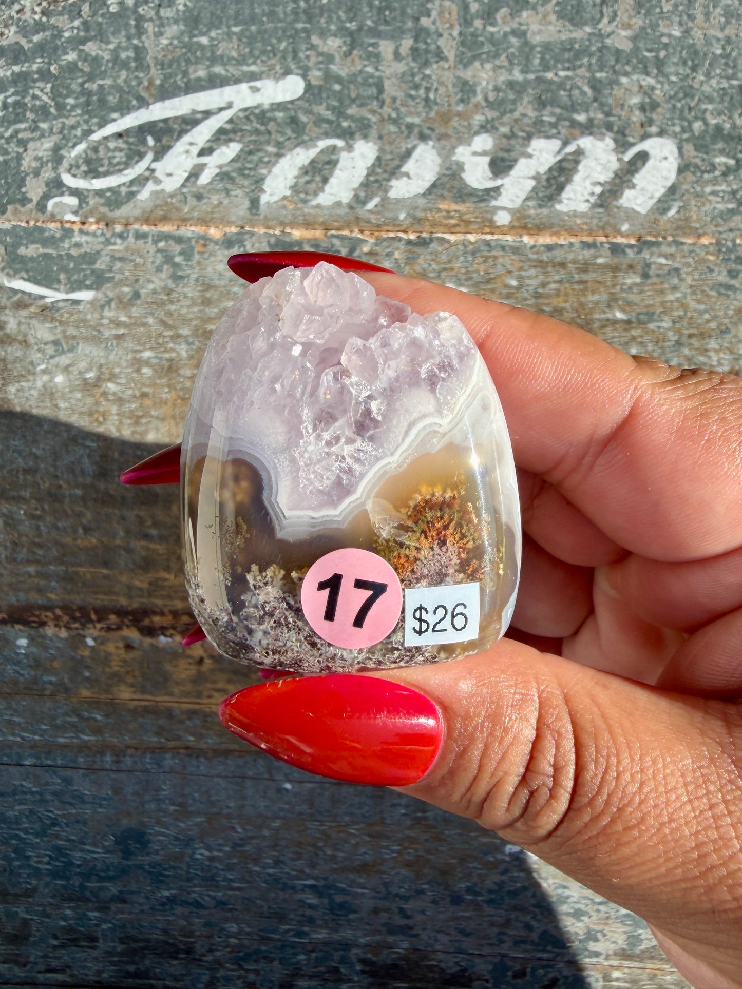 Gorgeous Indonesian Scenic Moss Agate Freeform | Opt 17