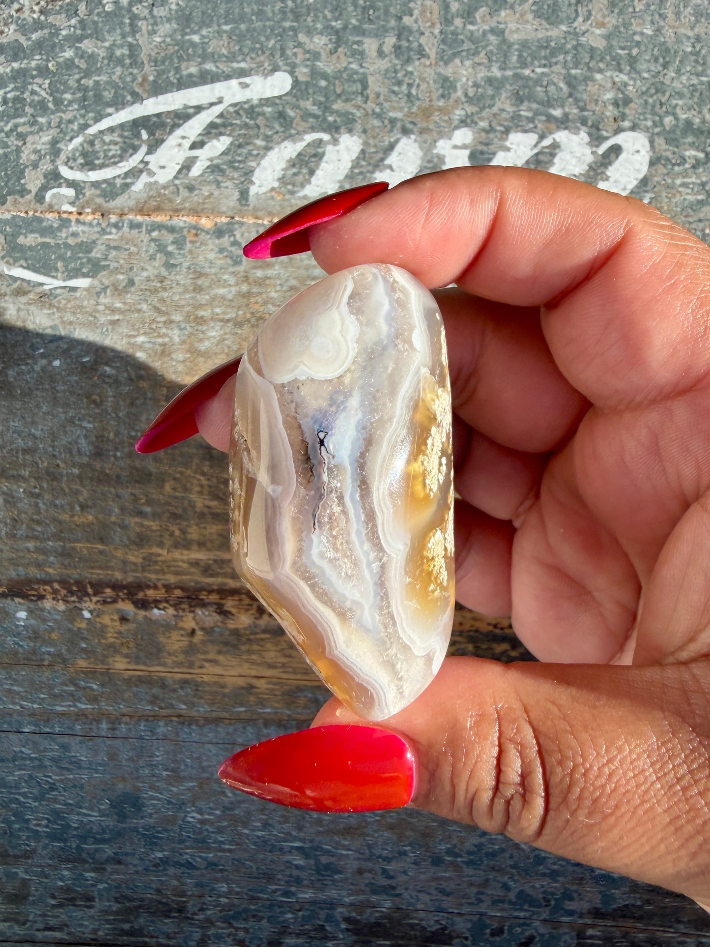 Gorgeous Indonesian Scenic Moss Agate Freeform | Opt 6