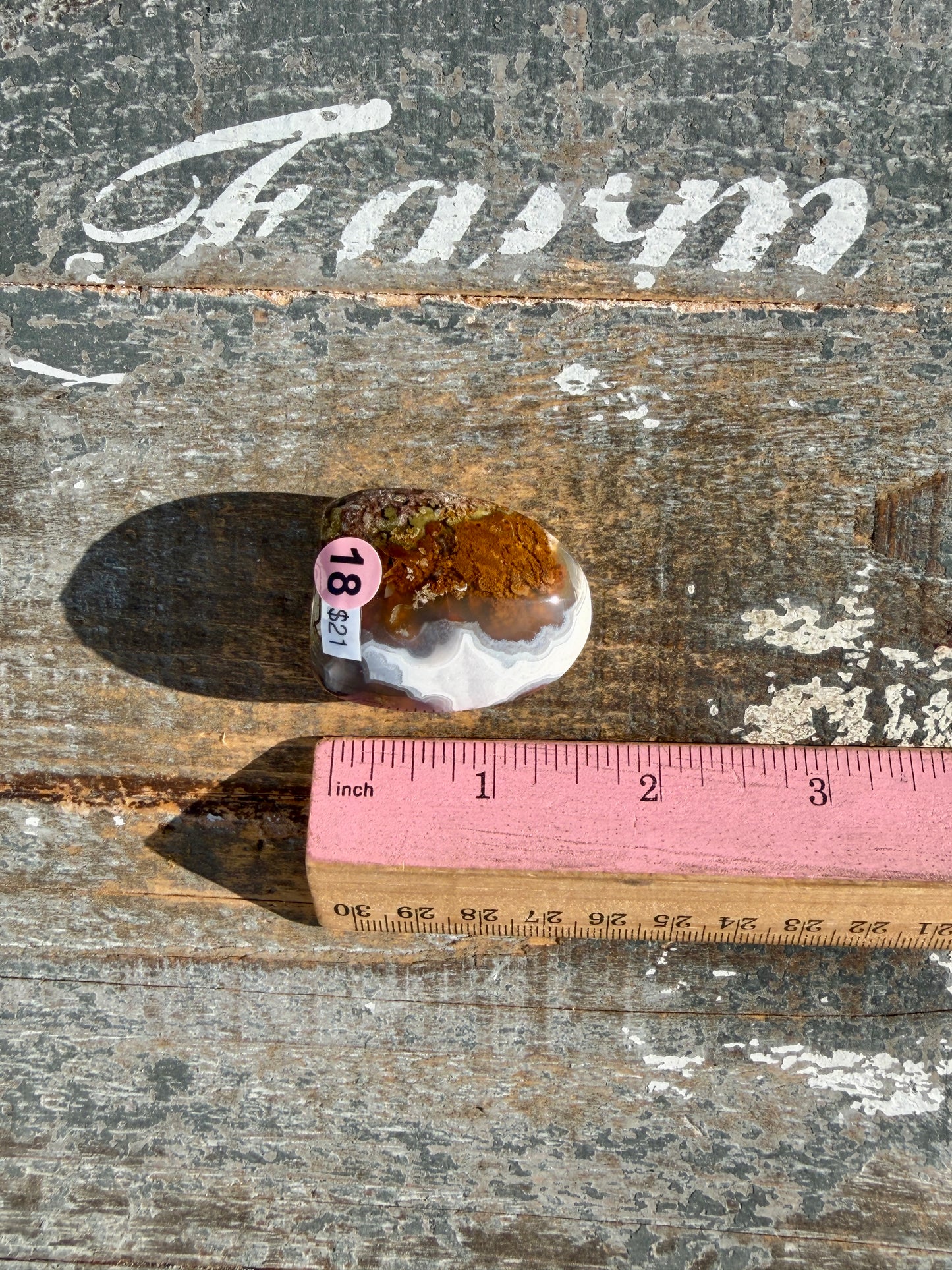 Gorgeous Indonesian Scenic Moss Agate Freeform | Opt 18