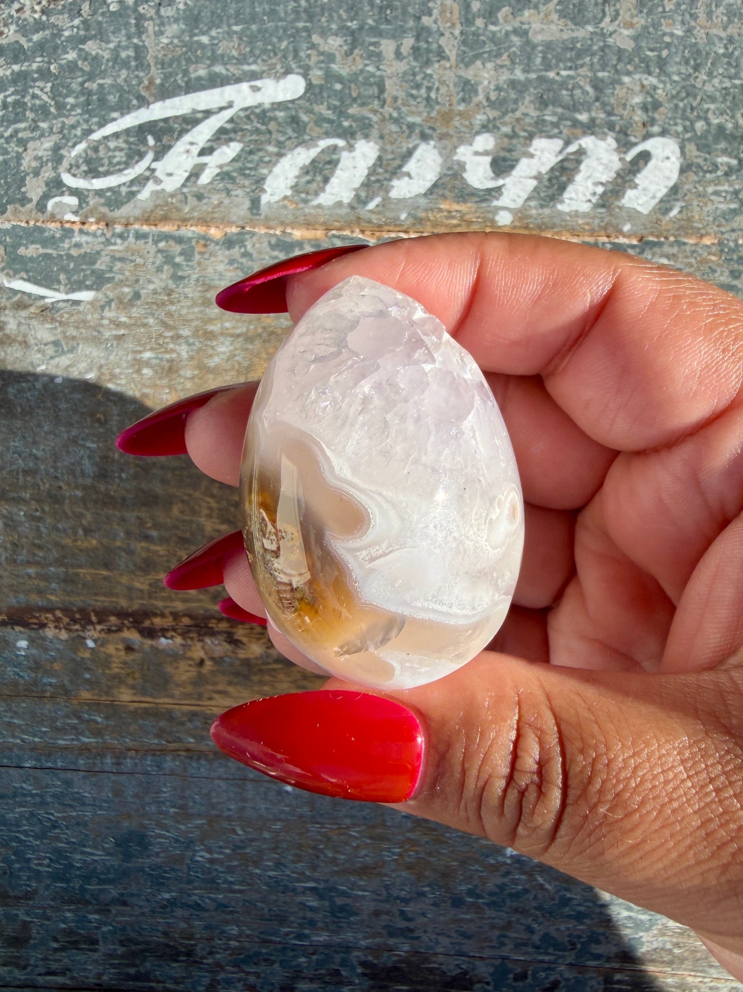 Gorgeous Indonesian Scenic Moss Agate Freeform | Opt 9