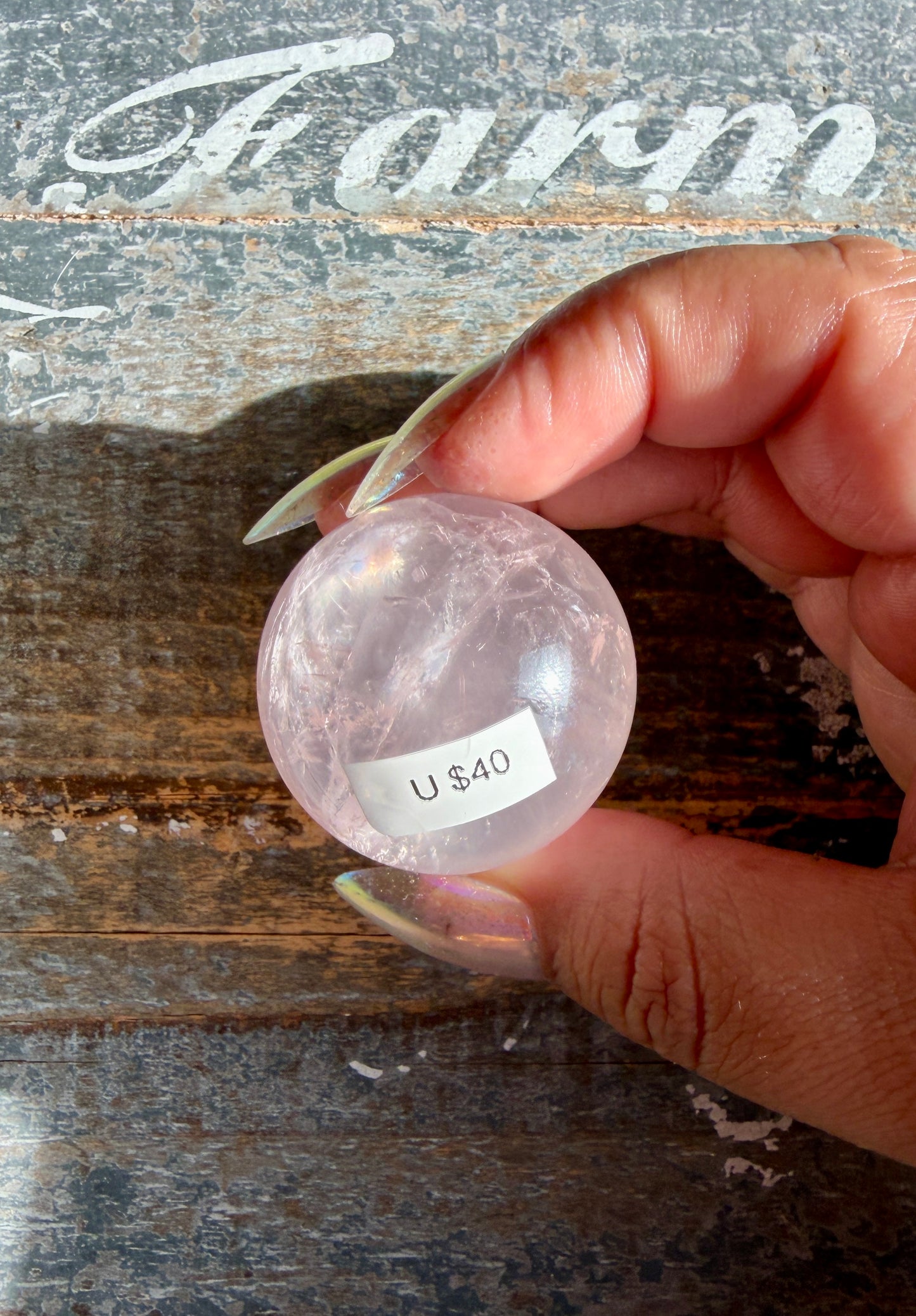 Gorgeous Rose Quartz Sphere | Opt U