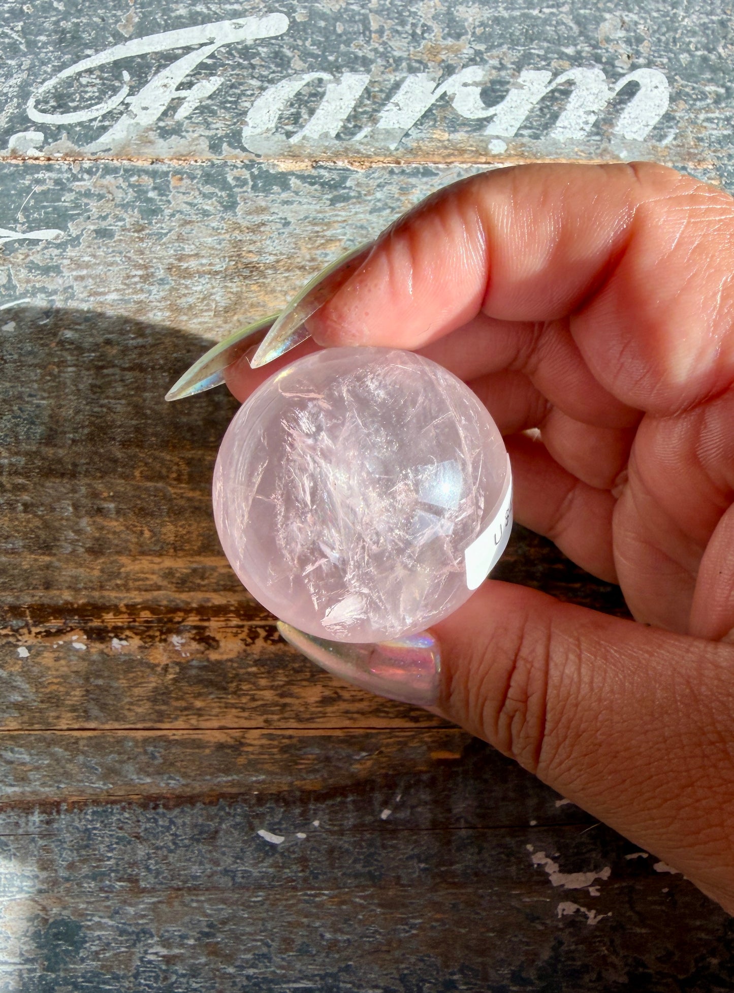Gorgeous Rose Quartz Sphere | Opt U