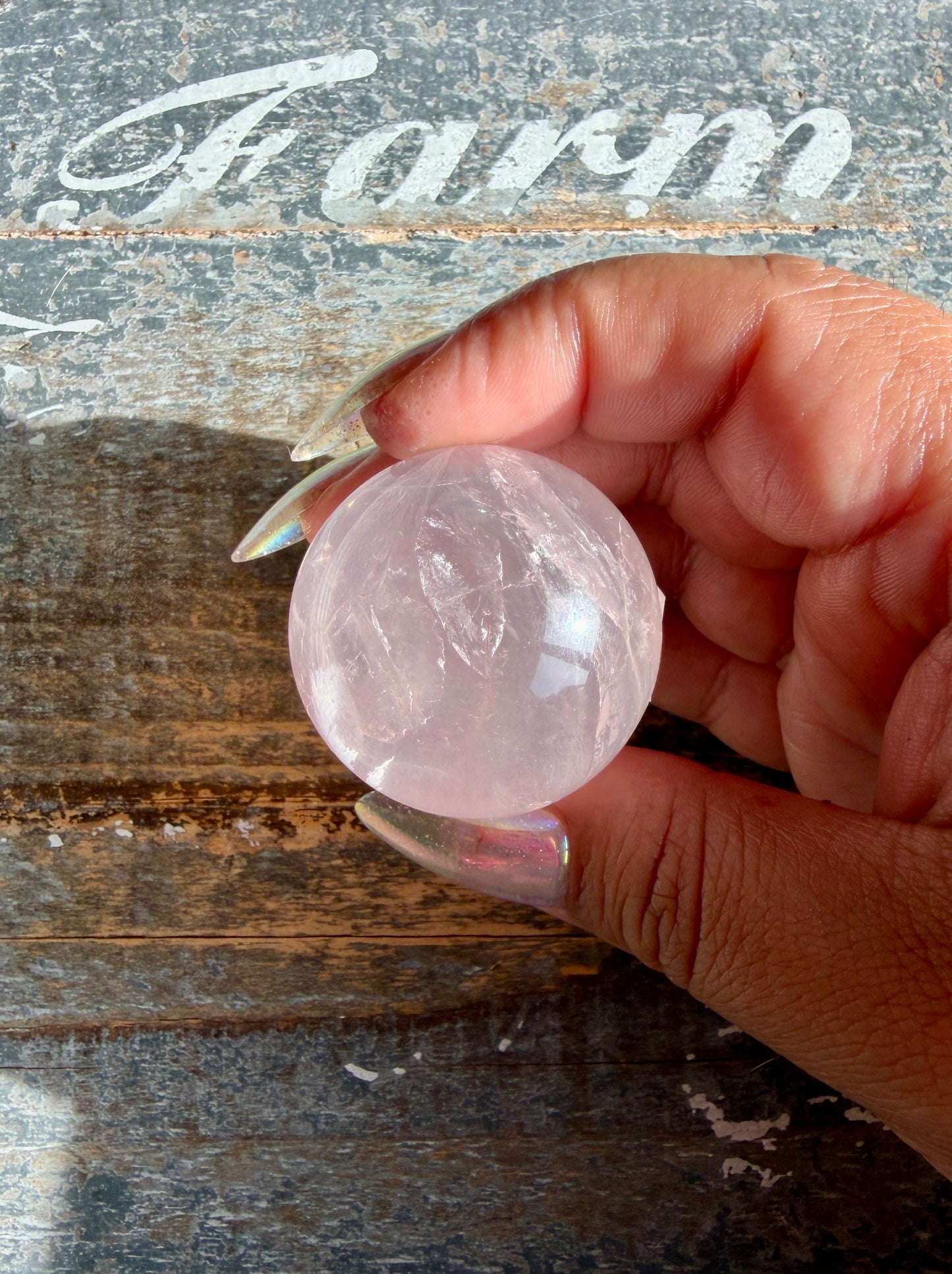 Gorgeous Rose Quartz Sphere | Opt U