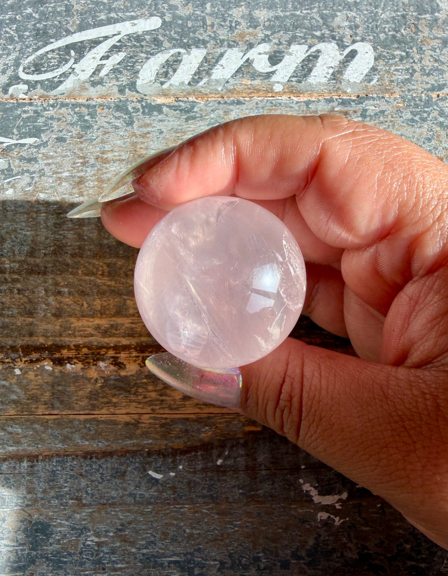 Gorgeous Rose Quartz Sphere | Opt U