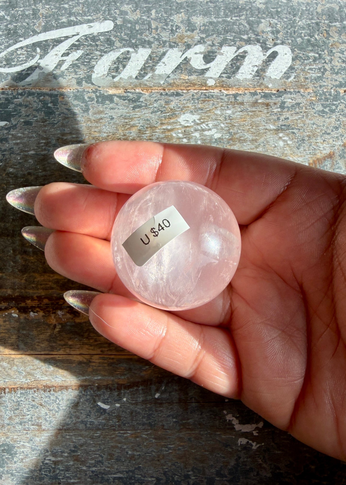 Gorgeous Rose Quartz Sphere | Opt U
