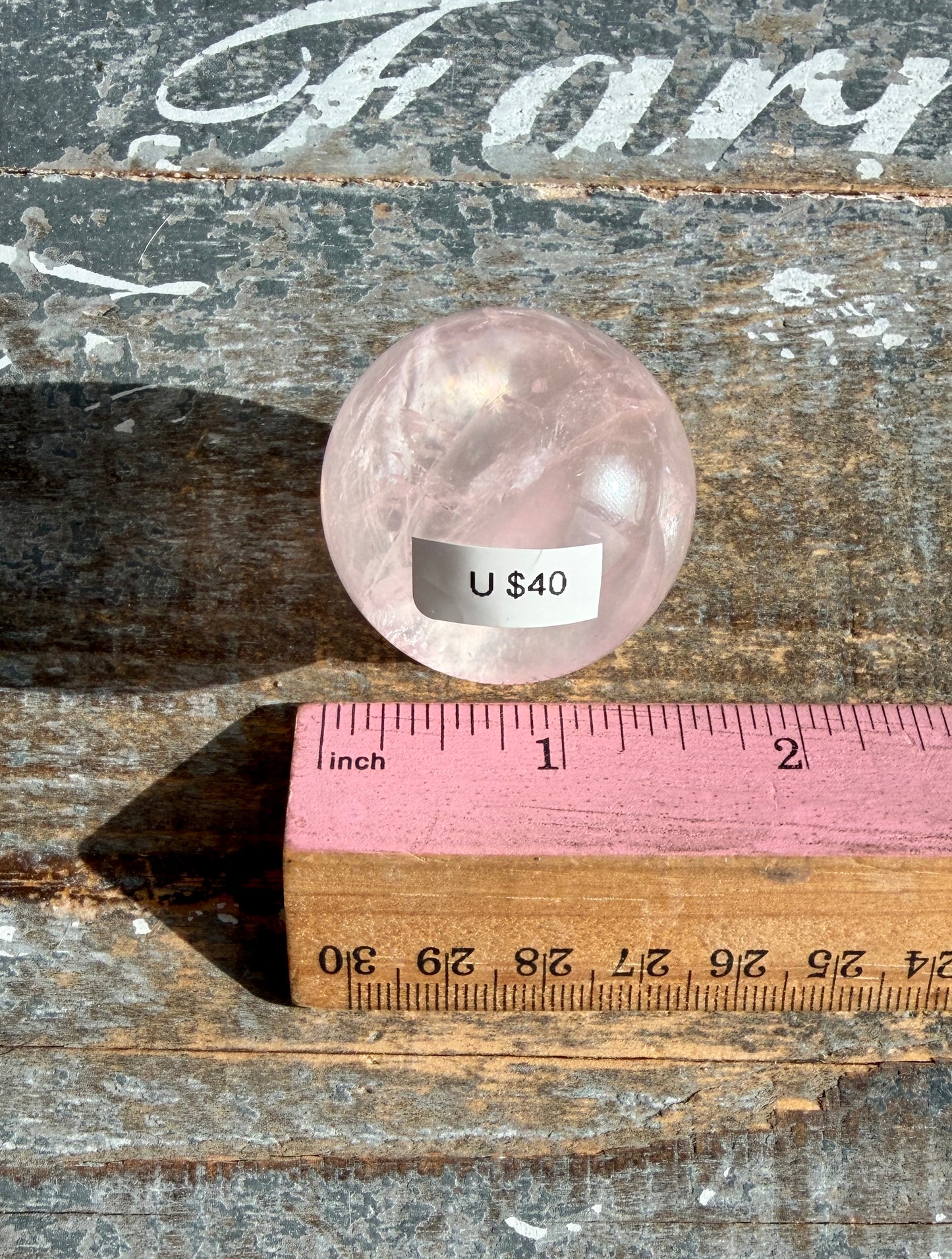 Gorgeous Rose Quartz Sphere | Opt U
