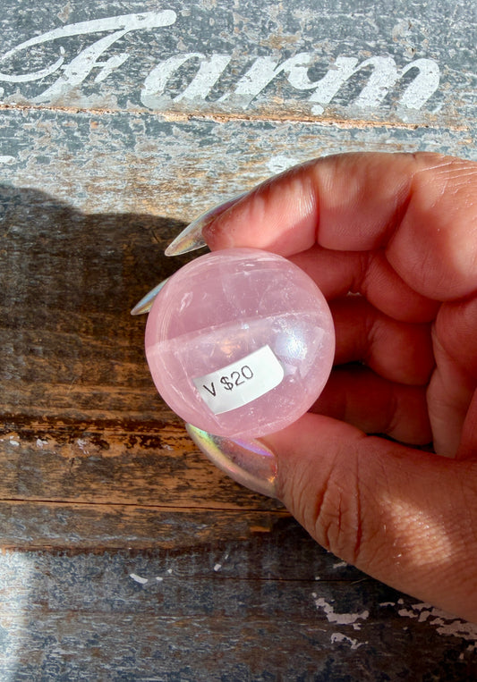 Gorgeous Rose Quartz Sphere | Opt V