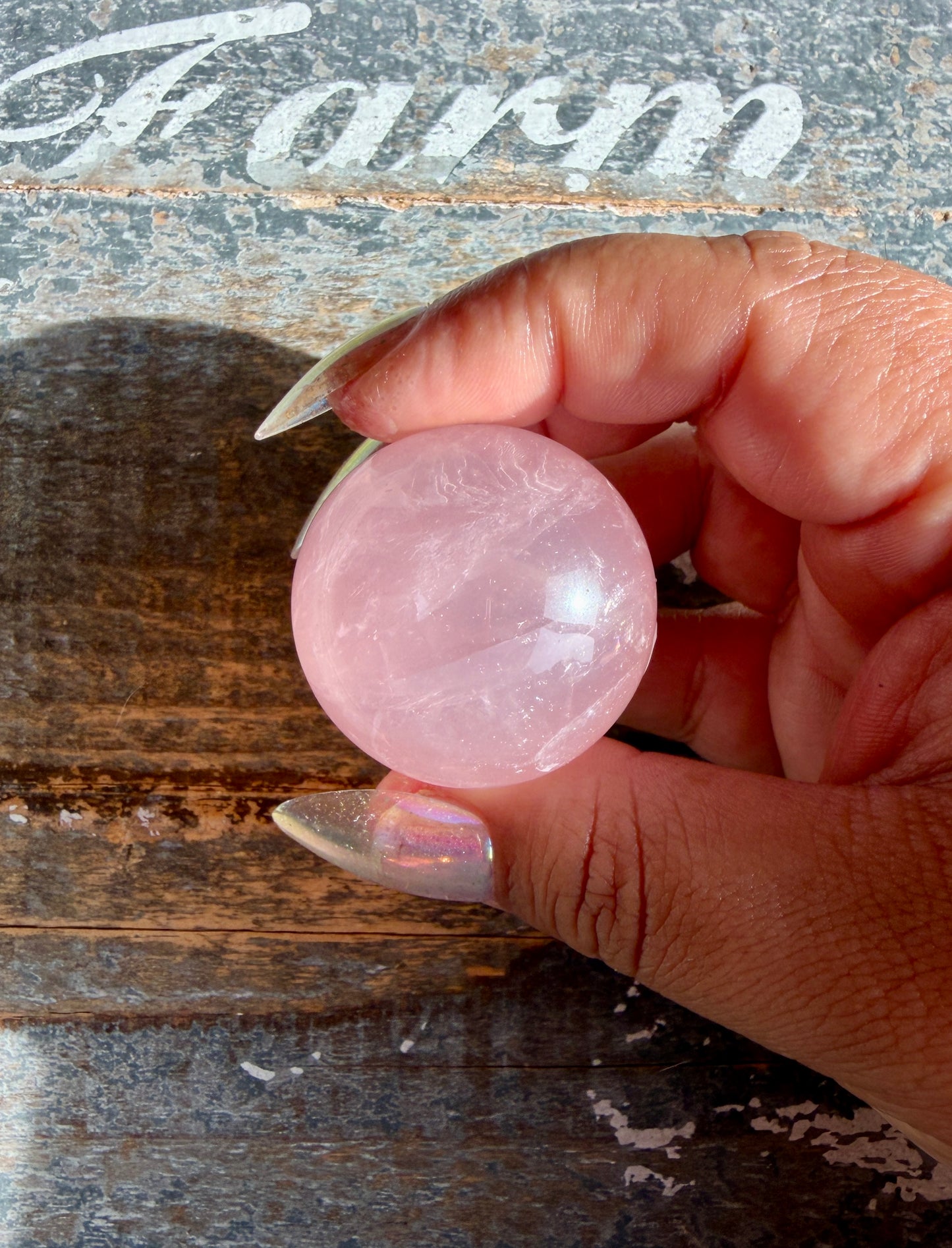 Gorgeous Rose Quartz Sphere | Opt V