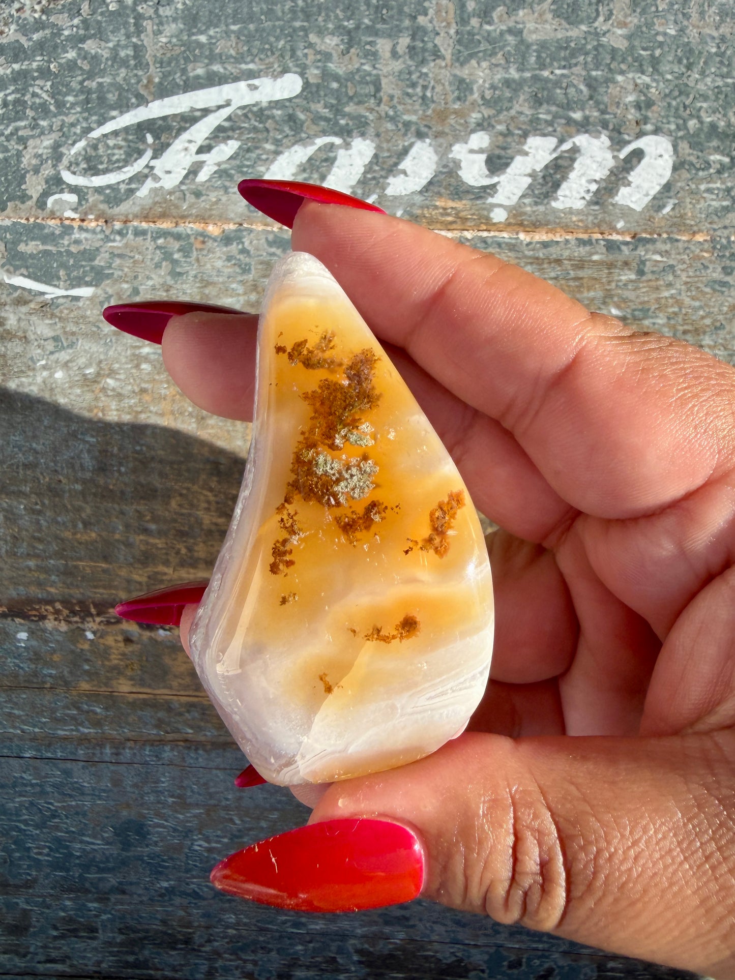 Gorgeous Indonesian Scenic Moss Agate Freeform | Opt 2