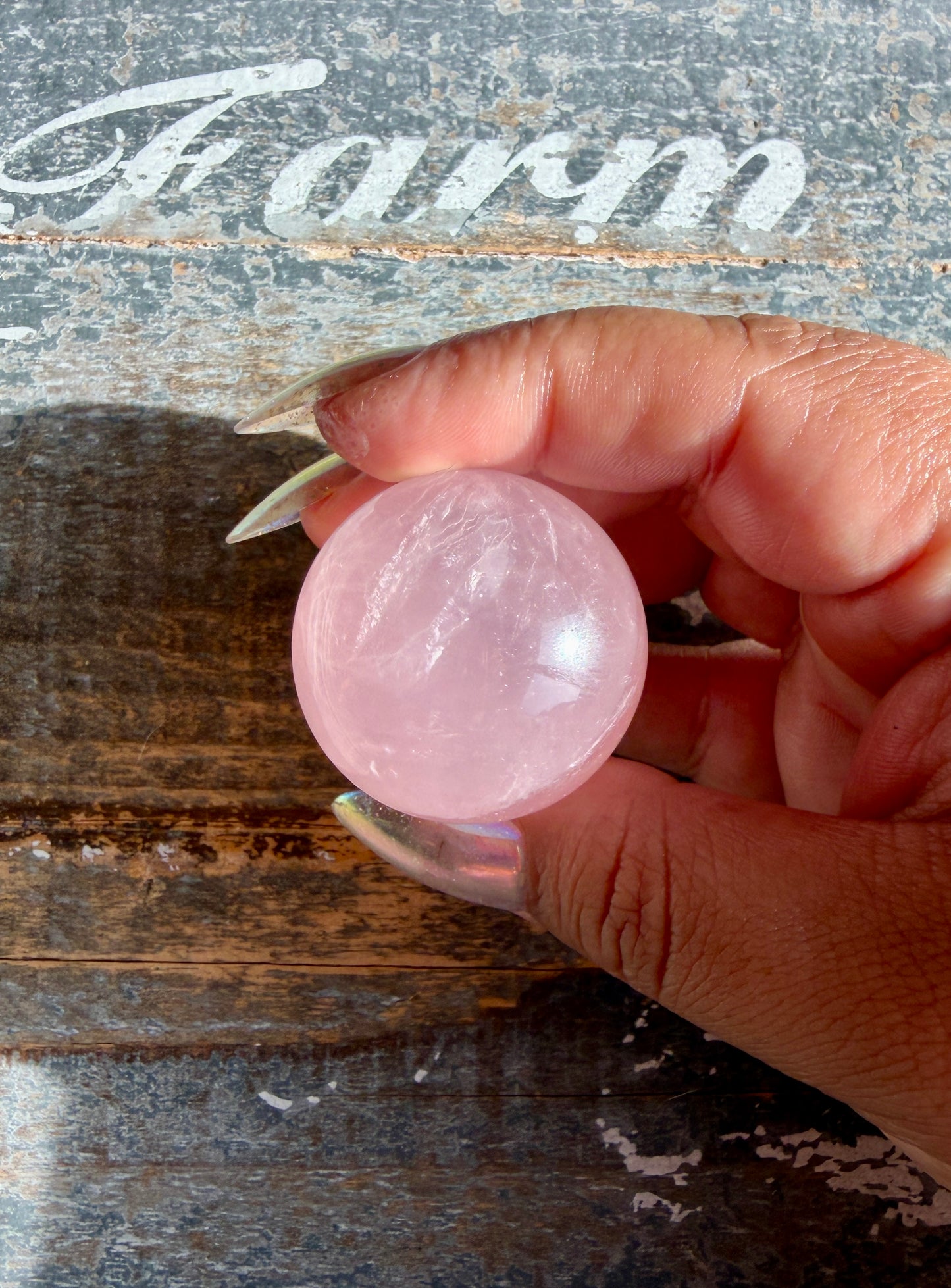 Gorgeous Rose Quartz Sphere | Opt V