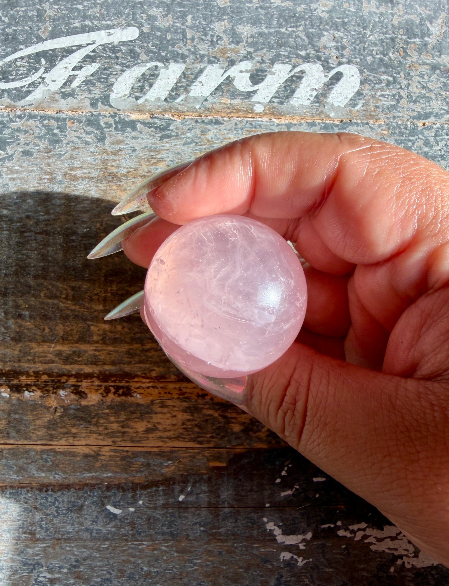 Gorgeous Rose Quartz Sphere | Opt V