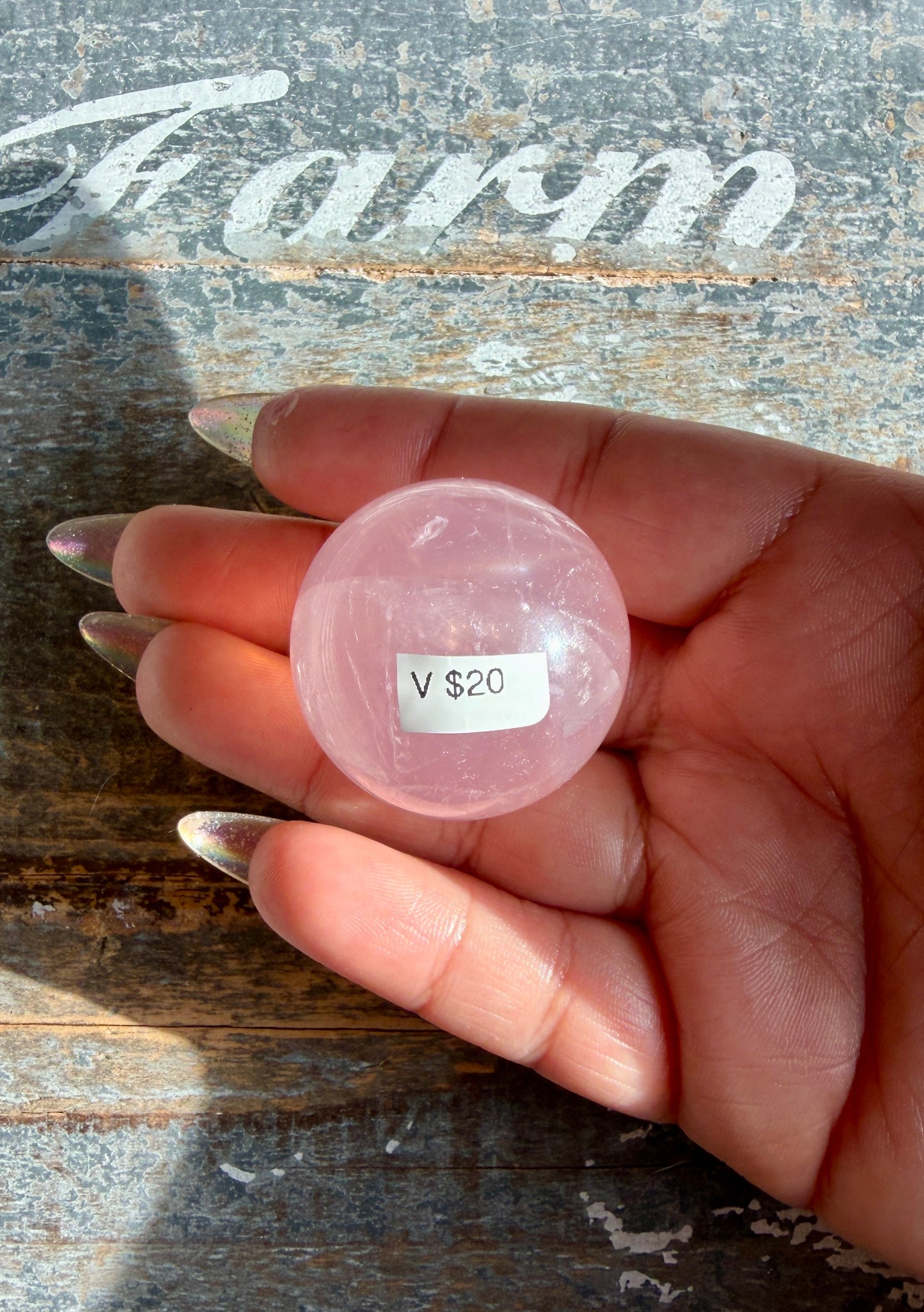Gorgeous Rose Quartz Sphere | Opt V